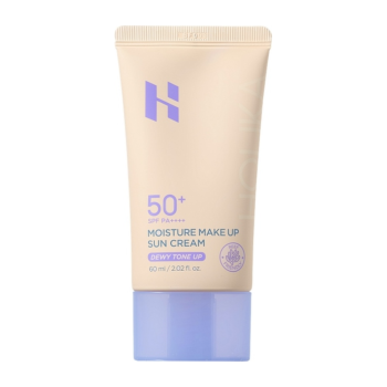 Увлажняющая база под макияж с тонирующим эффектом Moisture Make Up Sun Cream Dewy Tone Up SPF 50+ PA++++ (Holika Holika)