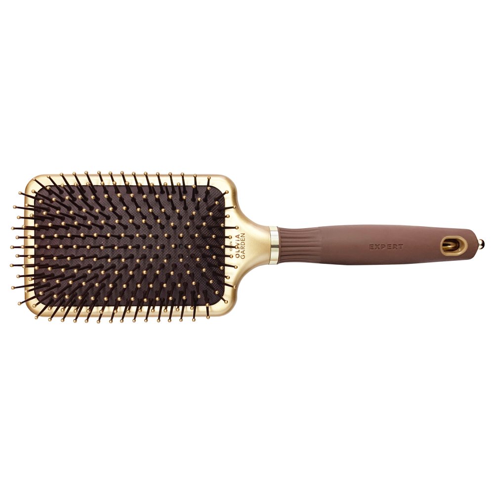 Щетка EXPERT CARE RECTANGULAR Nylon Bristle Gold&Brown L