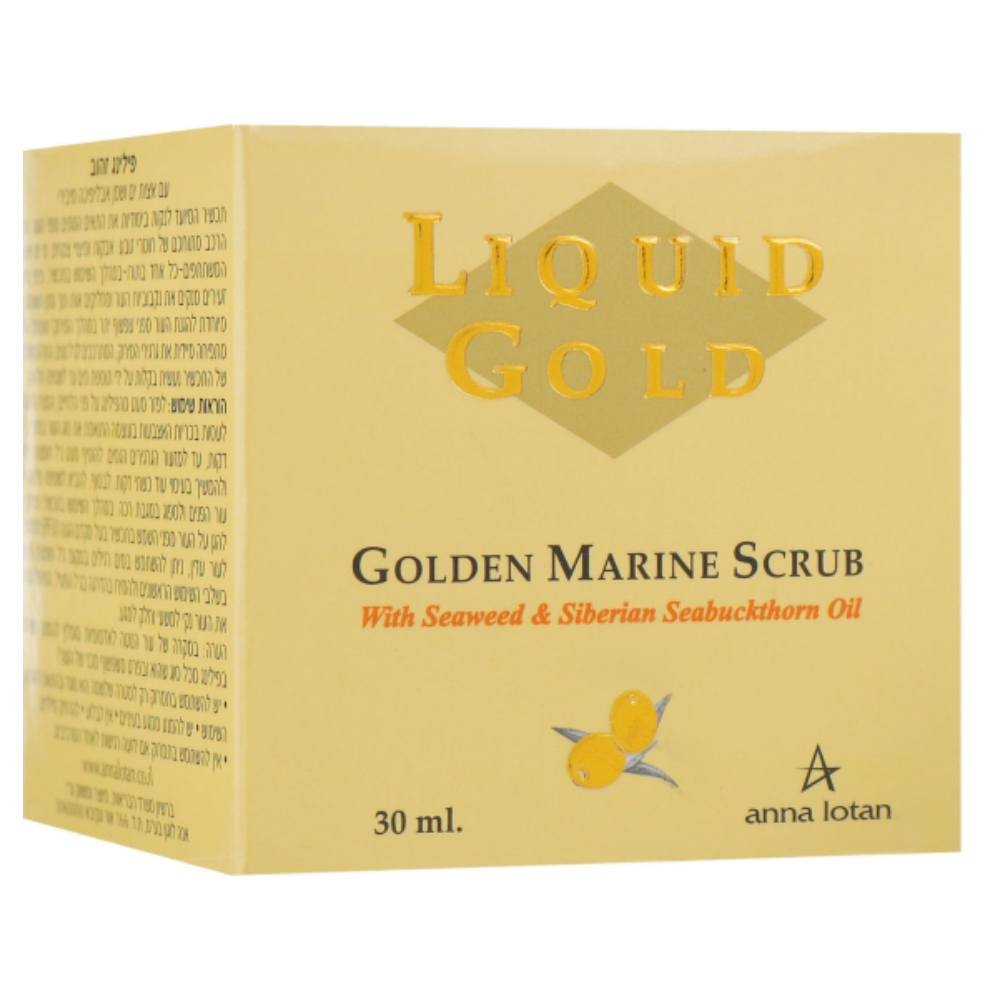 Золотой пилинг с морскими водорослями Liquid Gold Golden Marine Scrub