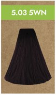 Перманентная краска для волос Permanent color Vegan (48120, 5.03 5WN, теплый натуральный светло-каштановый, 100 мл)