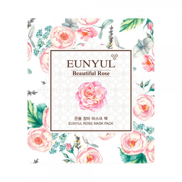 Маска для лица с экстрактом розы Eunyul