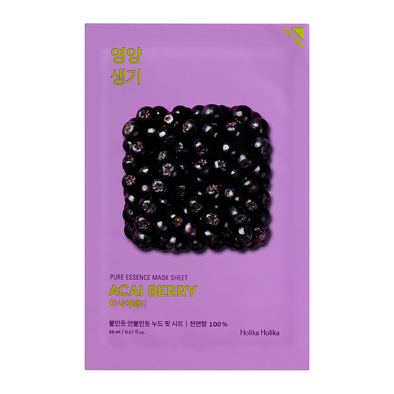 

Витаминизирующая маска Ягоды асаи Pure Essence Mask Sheet Acai Berry