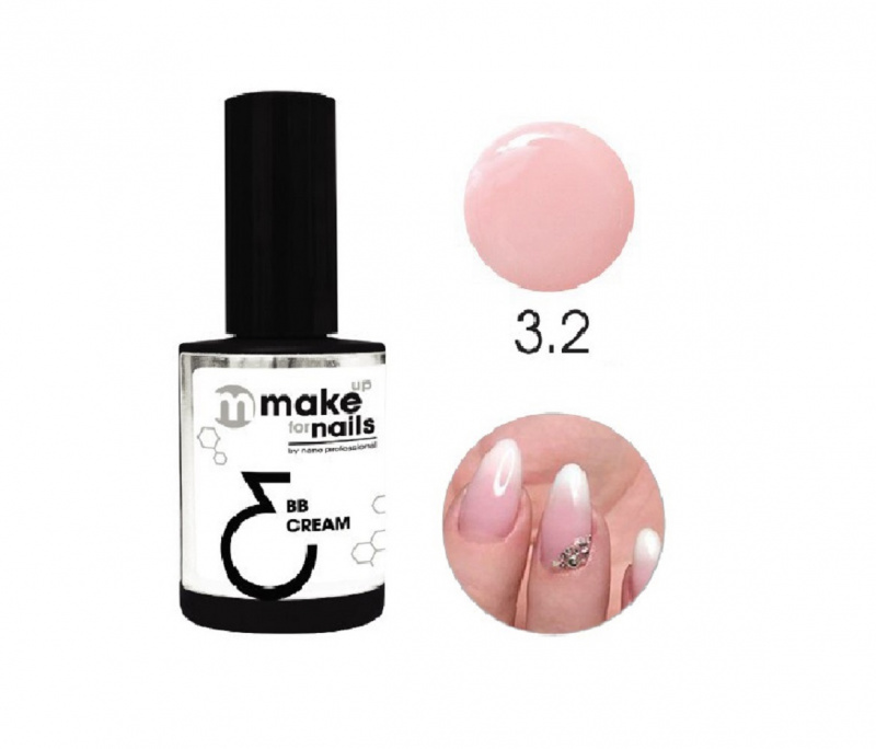 Укрепляющий гель BB Cream (0000101, 3.2, 3.2, 15 мл) укрепляющий камуфлирующий гель silicone pink gel 002062 15 мл