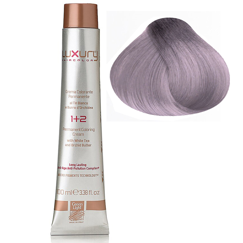 Стойкая крем-краска Платиновый фиолетовый блондин 102 Luxury Hair Color Platinum Iris Blond 1292₽