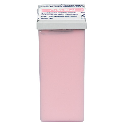 Кассета с воском для тела - Розовый - с розовым маслом - для чувствительной кожи и жестких коротких волос бельведер бальзам д губ с розовым маслом 4г