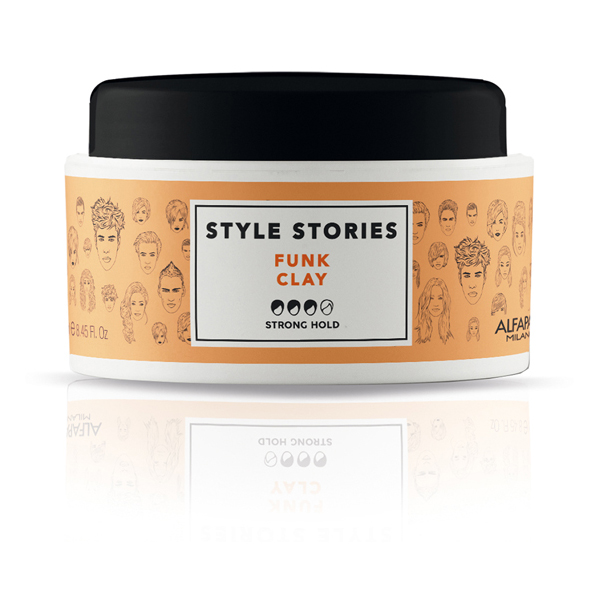 Глиняная паста сильной фиксации для эффекта матовых волос Style Stories Funk Clay selected stories