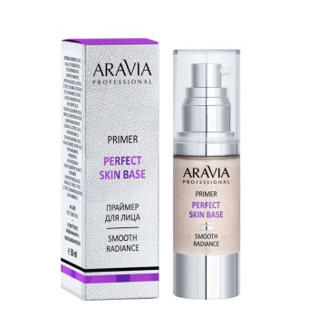 Праймер для лица с эффектом сияния и выравнивания тона Perfect Skin Base 02 Primer (Aravia)