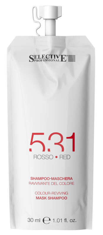 Шампунь-маска для возобновления цвета волос 531 (82901, Red, Красный, 30 мл)