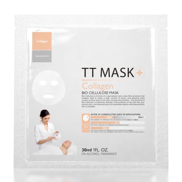 Профессиональная маска на биоцеллюлозной основе с коллагеном Collagen Mask