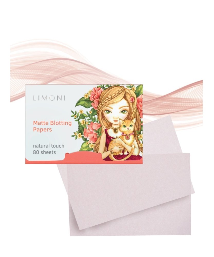 Матирующие салфетки для лица Matte Blotting Papers Pink