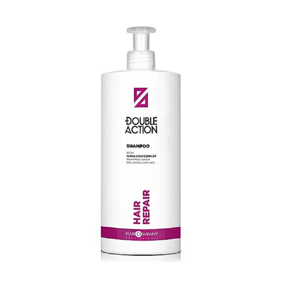 Восстанавливающий шампунь Double Action Hair Repair Shampoo (1000 мл) шампунь moroccanoil extra volume shampoo 1000 мл