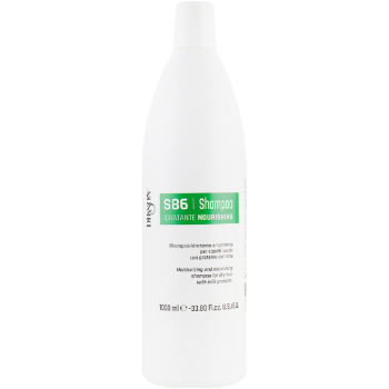 Увлажняющий и питательный шампунь для сухих волос с протеинами молока Shampoo Nourishing S86 (Dikson)