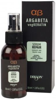Сыворотка для ослабленных и химически обработанных волос с гидролизированными протеинами риса и сои Serum Repair (Dikson)