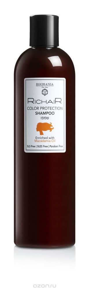 Шампунь с маслом макадами Защита цвета Richair