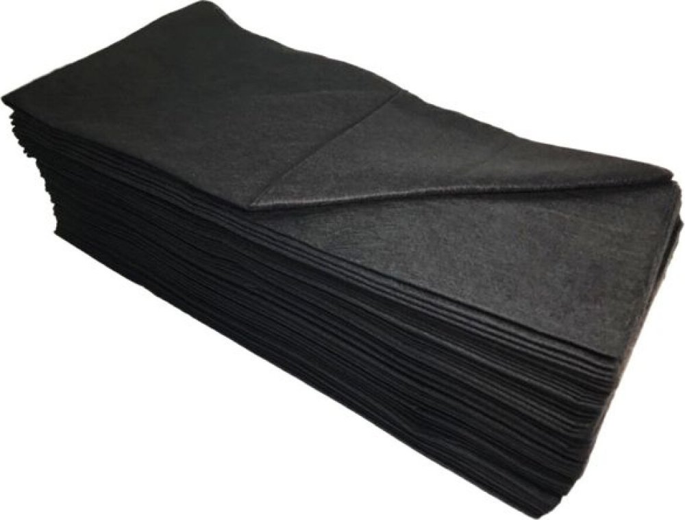 Черное полотенце Спанлейс Черный Бархат Стандарт 35*70 см белое полотенце спанлейс стандарт 30 70 см