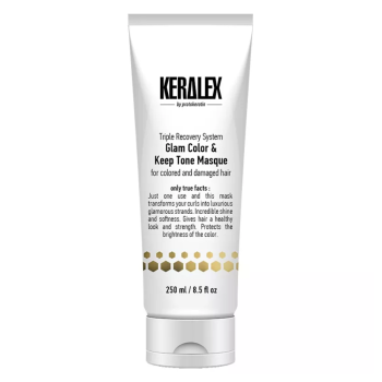 Маска дуо-сияние и защита цвета Keralex Glam Color & Keep Tone Masque (Protokeratin)