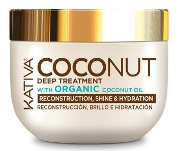 Восстанавливающая маска с органическим кокосовым маслом для поврежденных волос Coconut (Kativa)