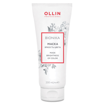 Маска для окрашенных волос Яркость цвета Ollin BioNika (Ollin Professional)
