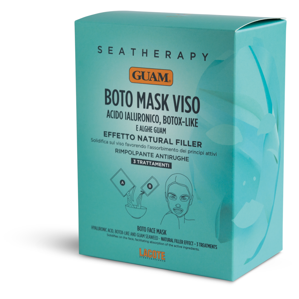 Маска для лица с гиалуроновой кислотой и водорослями Mask Viso маска для лица guam sea therapy boto mask viso pack