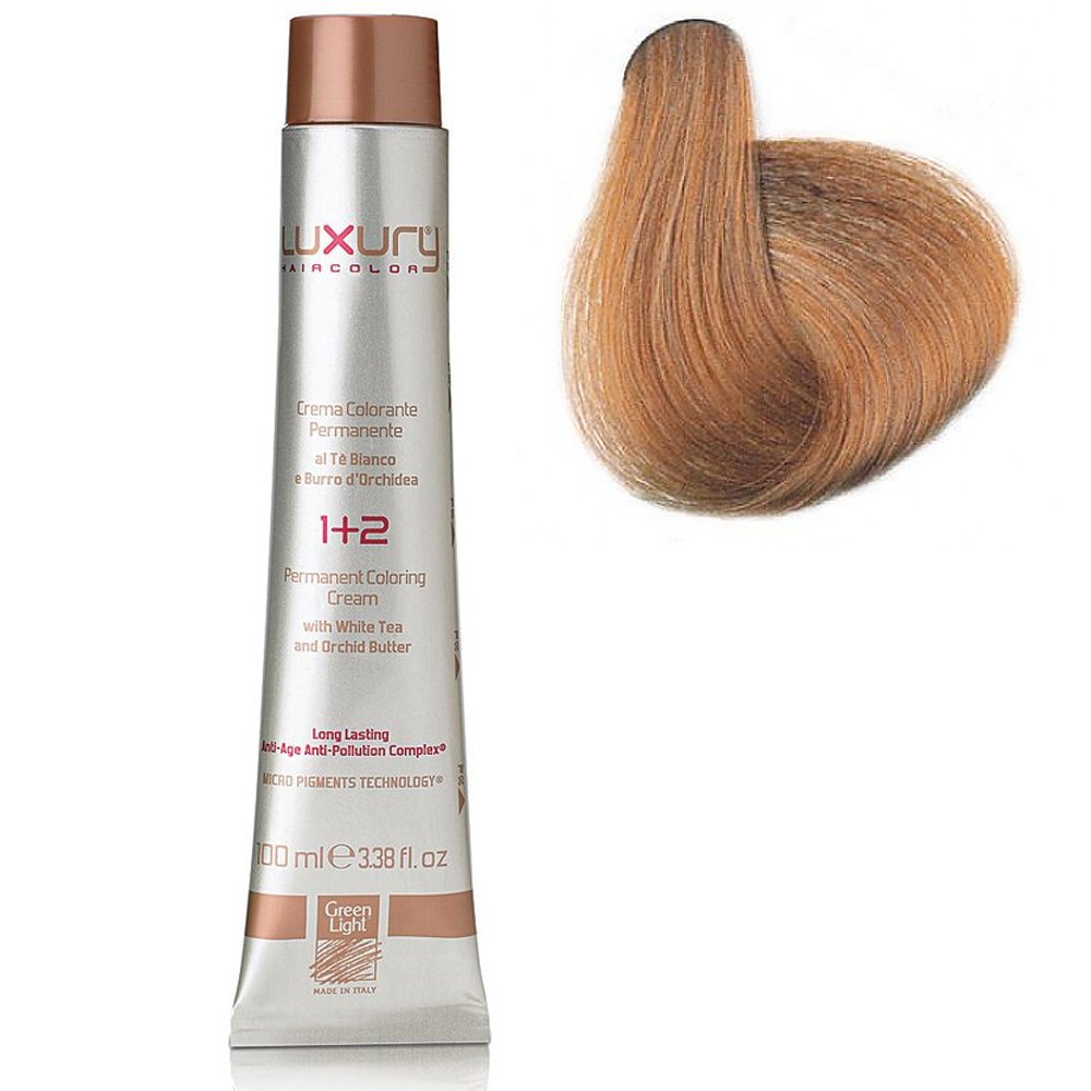 Стойкая крем-краска Интенсивный сетлый золотой блондин 8.33 Luxury Hair Color Intense  Light Golden Blond 8.33