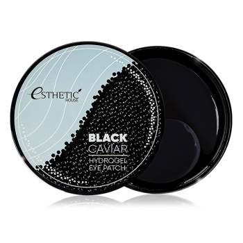 Гидрогелевые патчи для глаз Черная икра Black Caviar Hydrogel Eye Patch (Esthetic House)