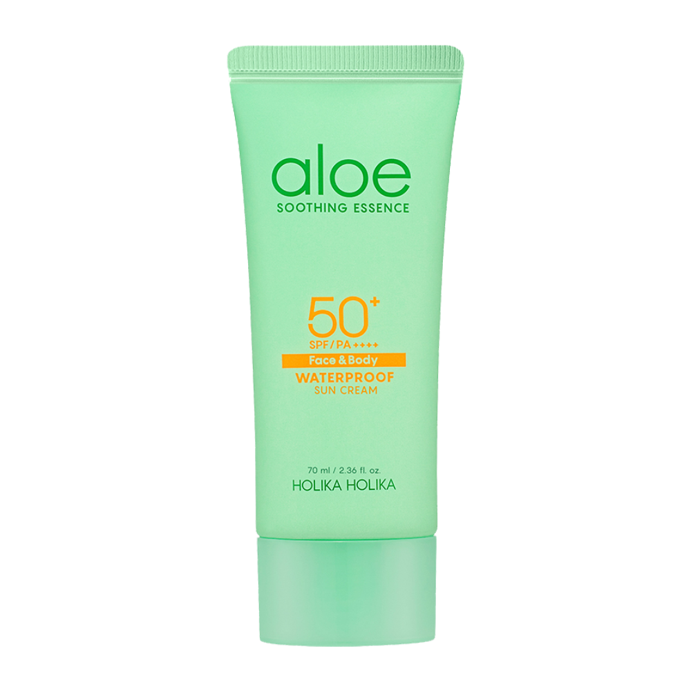 Солнцезащитный крем с алоэ Aloe Waterproof Sun Cream SPF 50+ PA ++++
