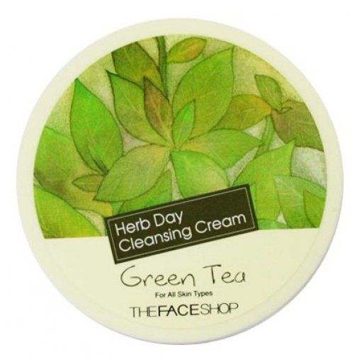 Очищающий крем с экстрактом зеленого чая The Face Shop Herb Day Cleansing Cream