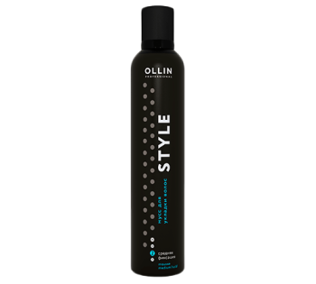 Мусс для укладки волос средней фиксации Mousse Medium Hold Ollin Style Ollin Professional