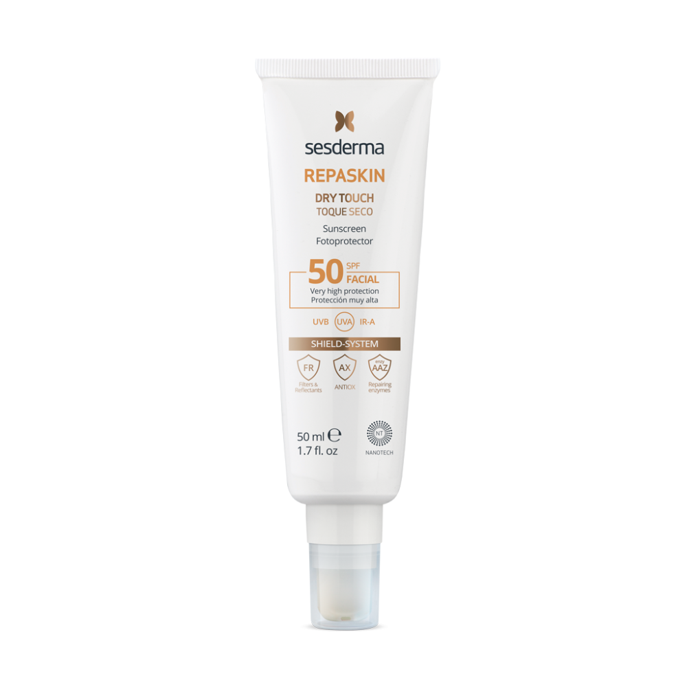 Средство солнцезащитное с матовым эффектом для лица Repaskin SPF 50