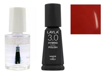 Набор из основы под лак и лака для ногтей №2,7 (Layla Cosmetics)