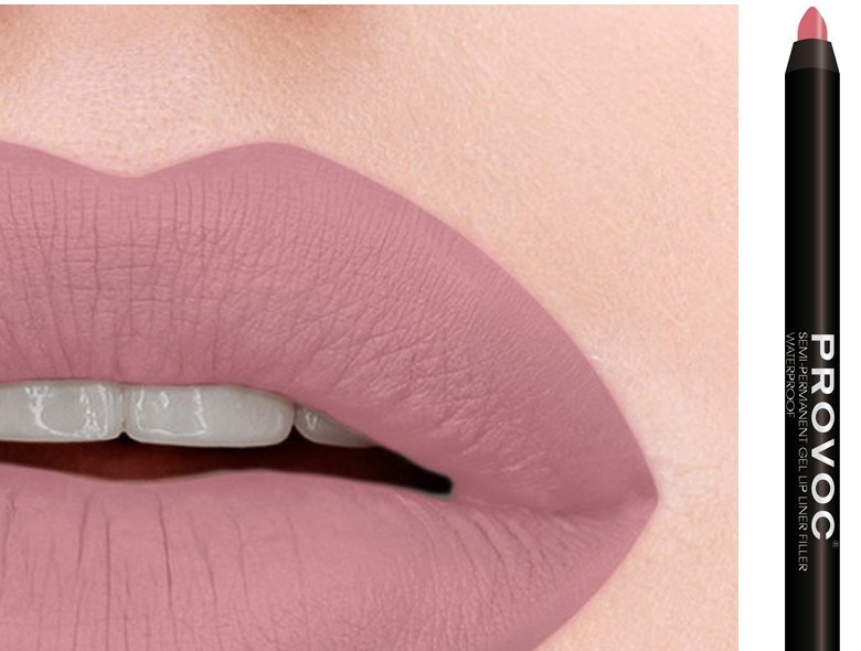 

Гелевая подводка в карандаше для губ Provoc Gel Lip Liner Girl Stare (1 шт, 212, PV0212, Натурально-розовый)