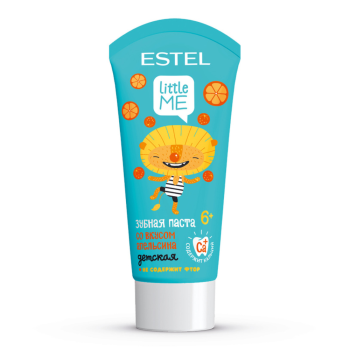 Детская зубная паста со вкусом апельсина Little Me Estel 60 мл
