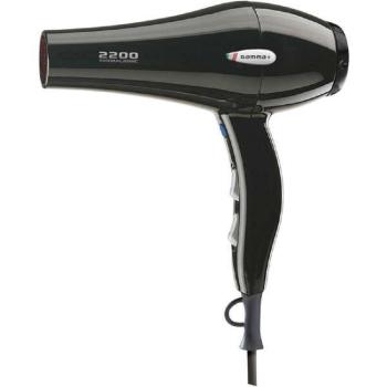 Фен Mega Cosmo 2200 Tormalionic черный HD-NA4422/2 Gamma PIU SRL 1 шт
