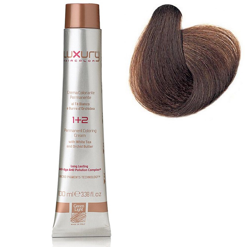 Стойкая крем-краска Темный бежевый блондин 6.32 Luxury Hair Color Dark Beige Blond 6.32