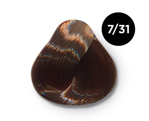 Перманентная крем-краска для волос Ollin Color (770556, 7/31, Русый золотисто-пепельный, 100 мл, Русый)