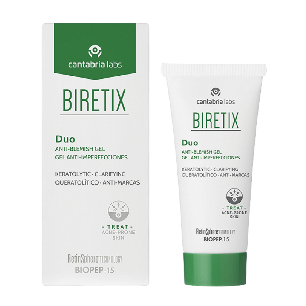 Себорегулирующий гель Biretix Duo Purifying Exfoliant Gel/ Anti-Blemish Gel librederm гель для умывания очищающий seracin purifying gel face wash