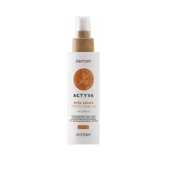 Питательное и защитное масло для волос и кожи Linfa Solare Protection Oil SPF6 (Kemon)
