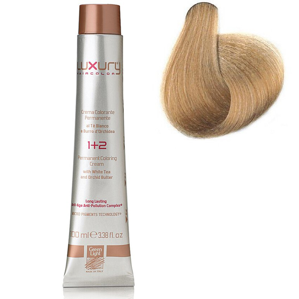 Стойкая крем-краска Интенсивный светлый шоколад 8 Luxury Hair Color Intense Light Blond 8