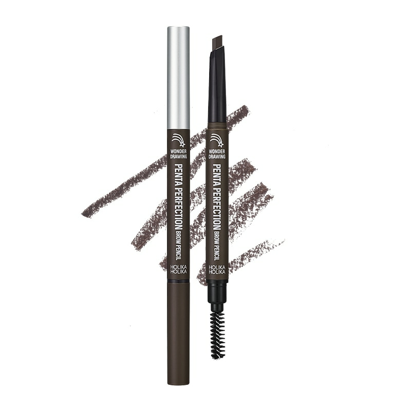Карандаш для бровей Wonder Drawing Penta Perfection Brow Pencil (20015786, 01, Dark brown, 0,3 г) masterpieces of architectural drawing from alberitna