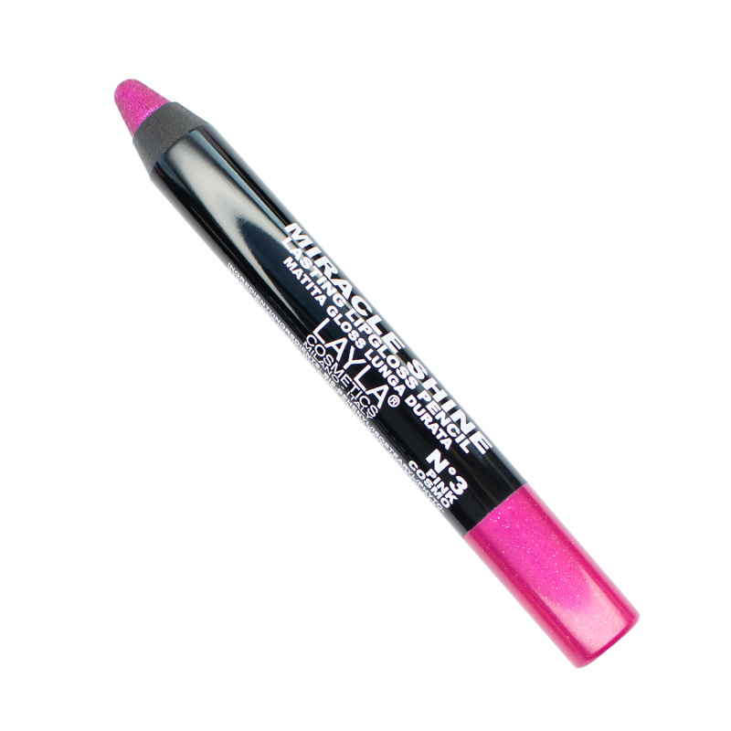 Блеск для губ в карандаше Miracle Shine Lasting Lipgloss Pencil (2237R24-003, N.3, N.3, 1,5 мл) блеск для губ в карандаше layla cosmetics miracle shine lasting lipgloss pencil n6