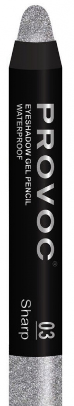 Тени-карандаш водостойкие Eyeshadow Pencil (PVEP03, 3, мокрый асфальт шиммер, 1 шт)