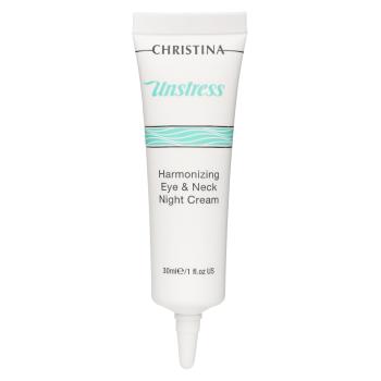 Гармонизирующий ночной крем для кожи век и шеи Unstress Harmonizing Night Cream Christina 30 мл