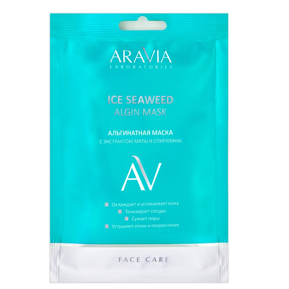 Альгинатная маска с экстрактом мяты и спирулины Ice Seaweed Algin Mask 318₽