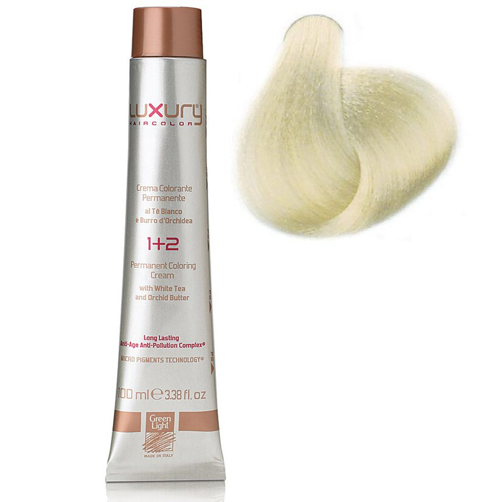 Стойкая крем-краска Спокойный экстра блондин 1200 Luxury Hair Color Pacific Extra Blond 1200 1292₽