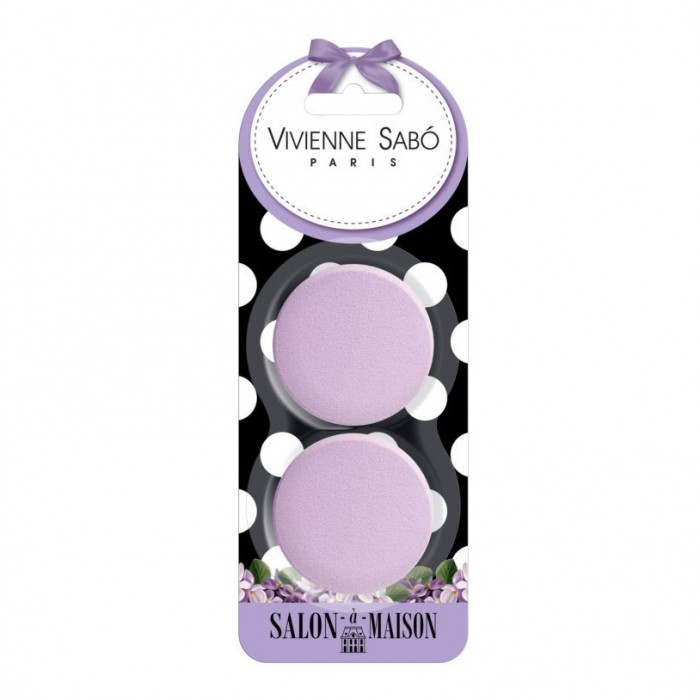 Набор круглых латексных спонжей для макияжа Vivienne Sabo