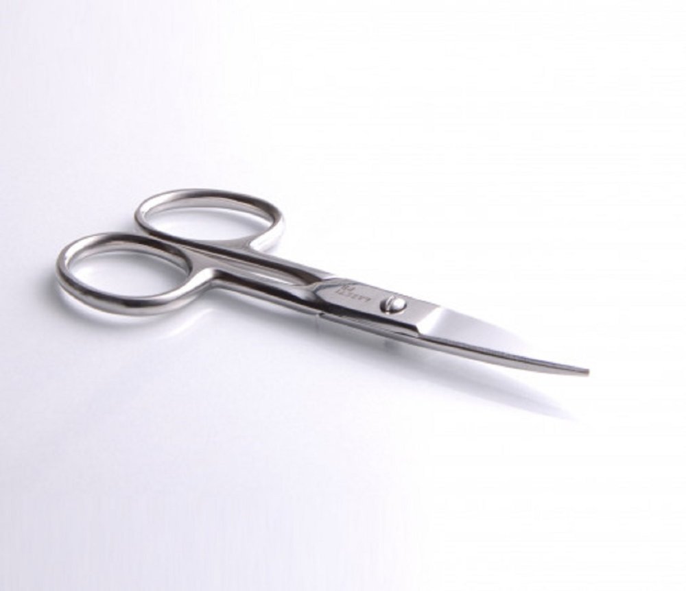 Ножницы для ногтей 35 мм лезвие прямое/100 мм длина, зеркальная поверхность