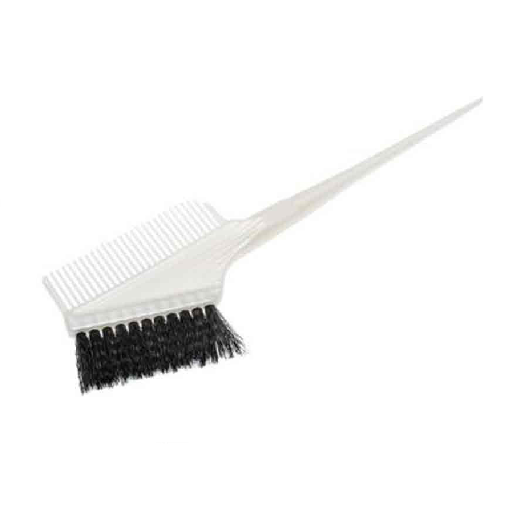 Кисть для окрашивания волос с расчёской с комбинированной щетиной basicare расческа щётка для волос с комбинированной щетиной pad продувная антистатик