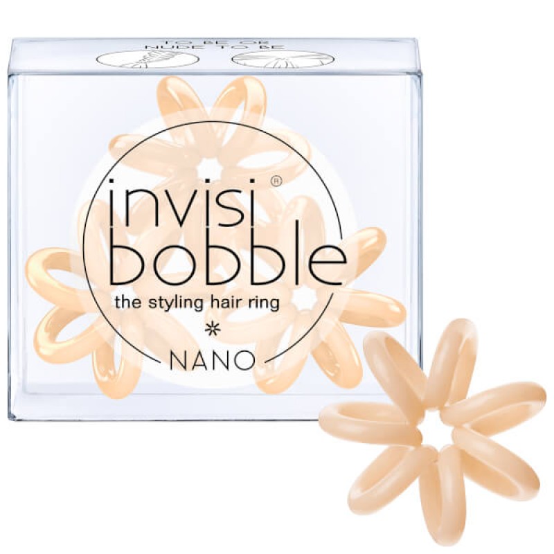 Резинка для волос Invisibobble Nano (Inv_76, 76, Бежевый, 3 шт)
