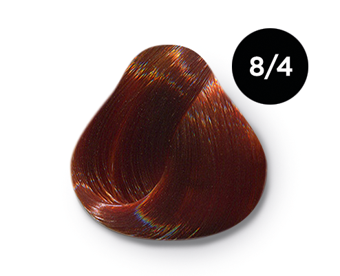 Перманентная крем-краска для волос Ollin Color (770709, 8/4, светло-русый медный, 100 мл, Русый) шампунь ollin для волос с экстрактами манго и ягод асаи 500мл и крем спрей 12 в 1250мл