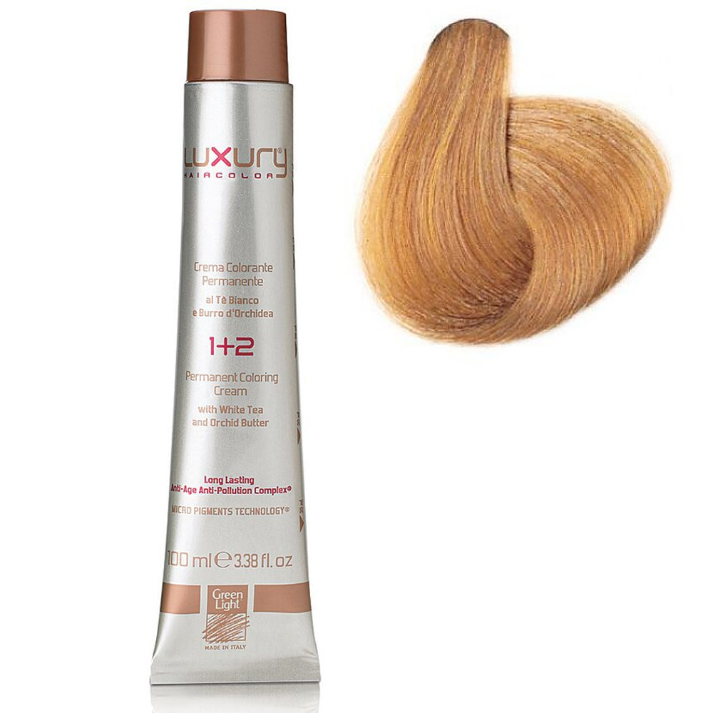 Стойкая крем-краска Очень светлый золотой блондин 9.3 Luxury Hair Color Very Light Golden Blond 9.3